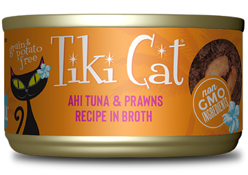 Tiki Cat - Manana Grill - Ahi Tuna & Prawns in Broth for Cats