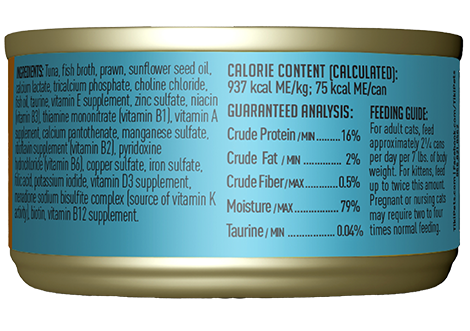 Tiki Cat - Manana Grill - Ahi Tuna & Prawns in Broth for Cats