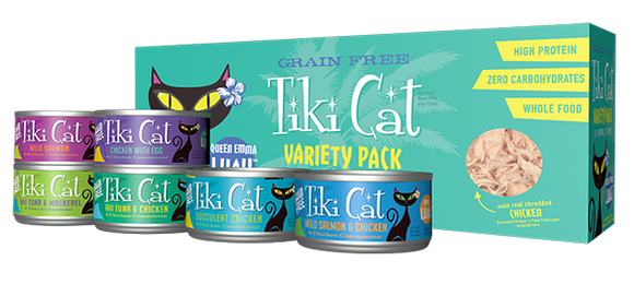 Tiki Cat - Queen Emma Luau Variety 12 Pack