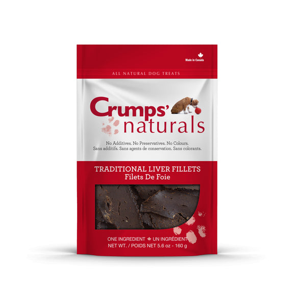 Crumps' Naturals - Traditional Liver Fillets Treat - ARMOR THE POOCH