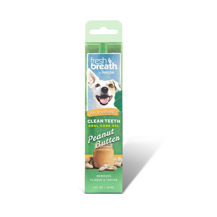TropiClean - Fresh Breath - Oral Care Gel With Peanut Butter Flavoring (For Dogs)