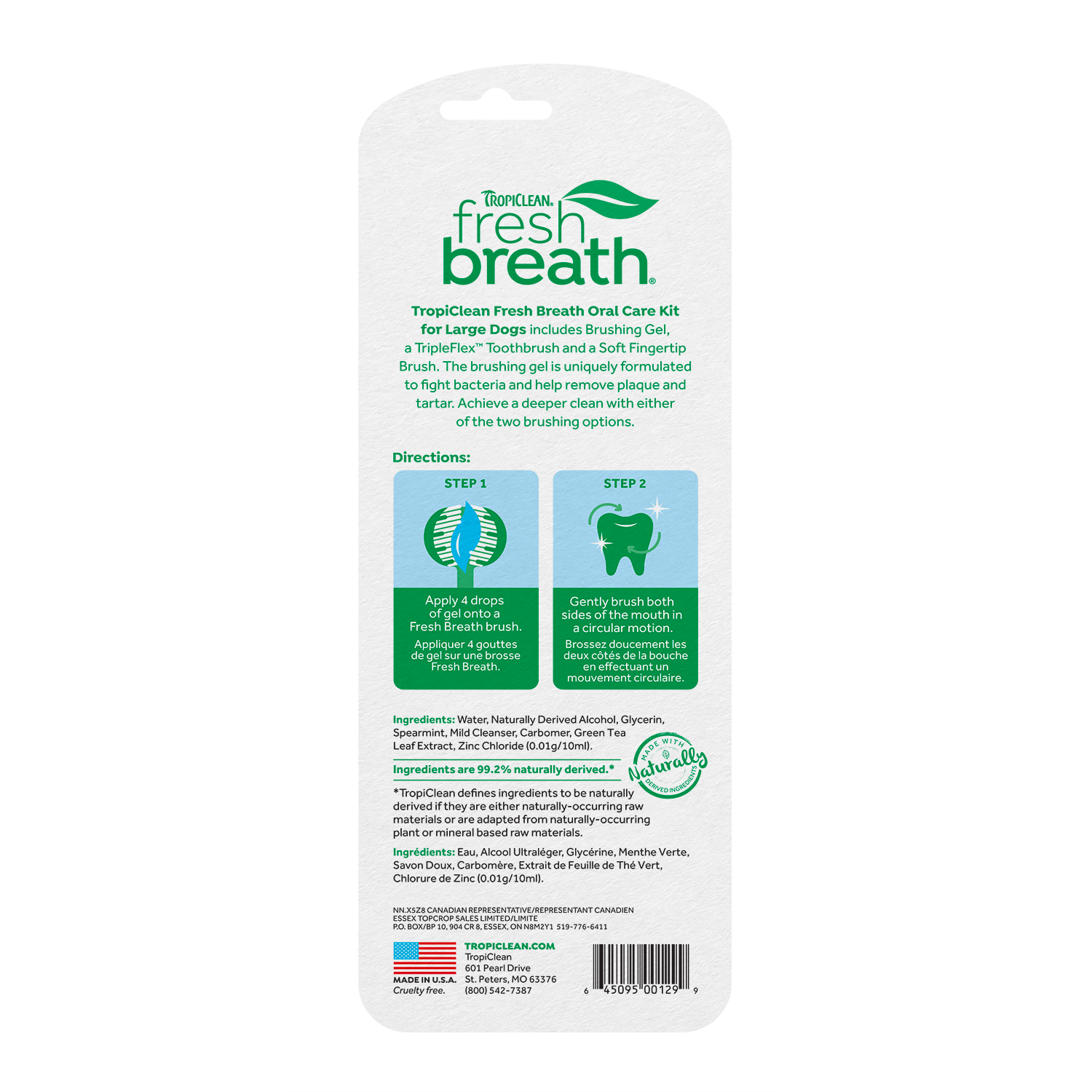 TropiClean - Fresh Breath - Oral Care Kit