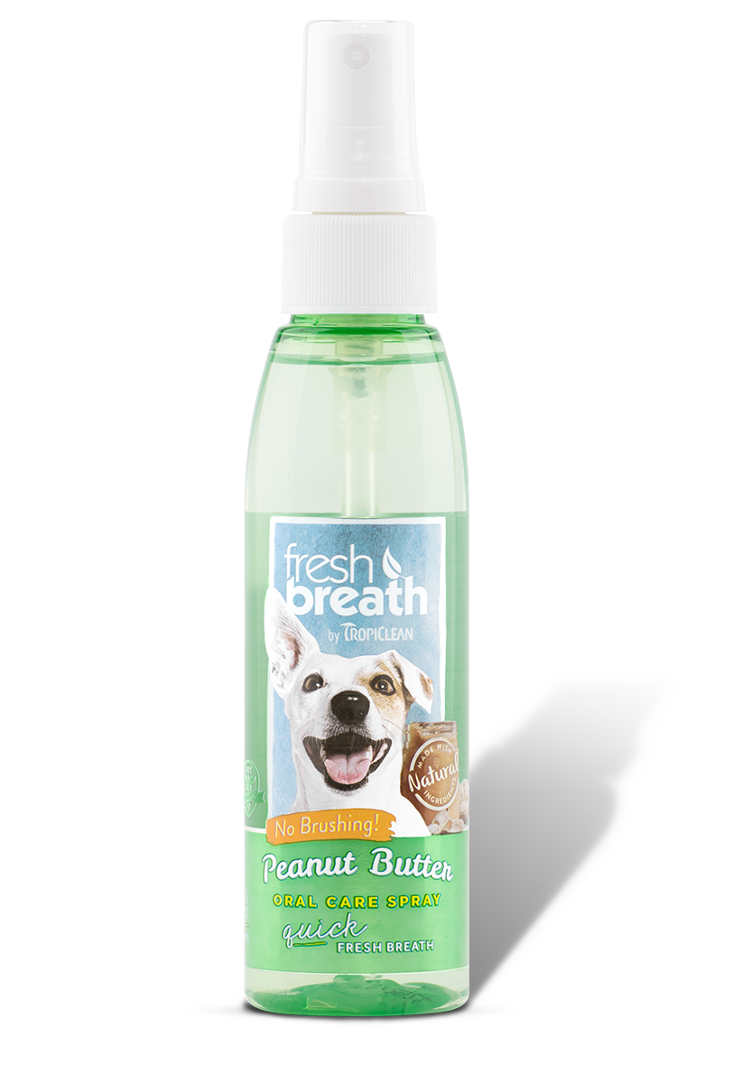 TropiClean - Fresh Breath - Oral Care Spray with Peanut Butter Flavoring (Dogs)