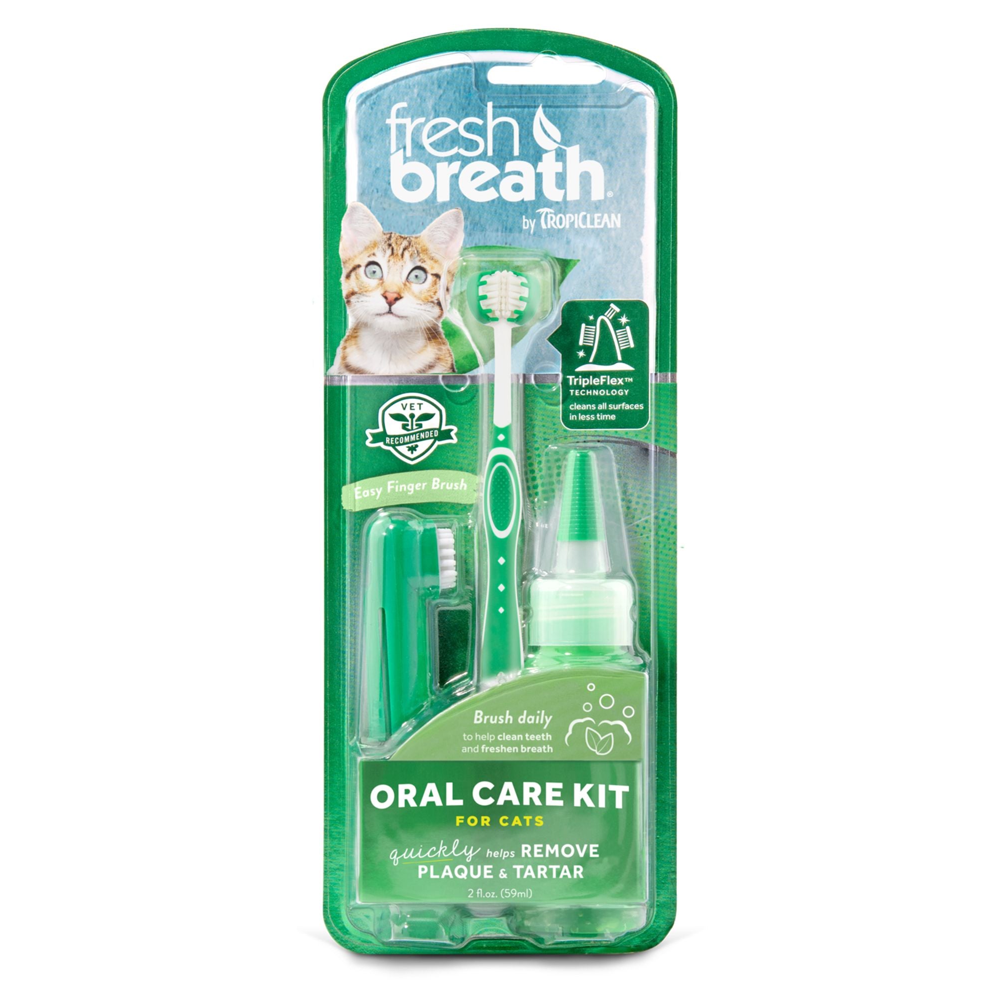 TropiClean - Fresh Breath - Oral Care kit (For Cats)