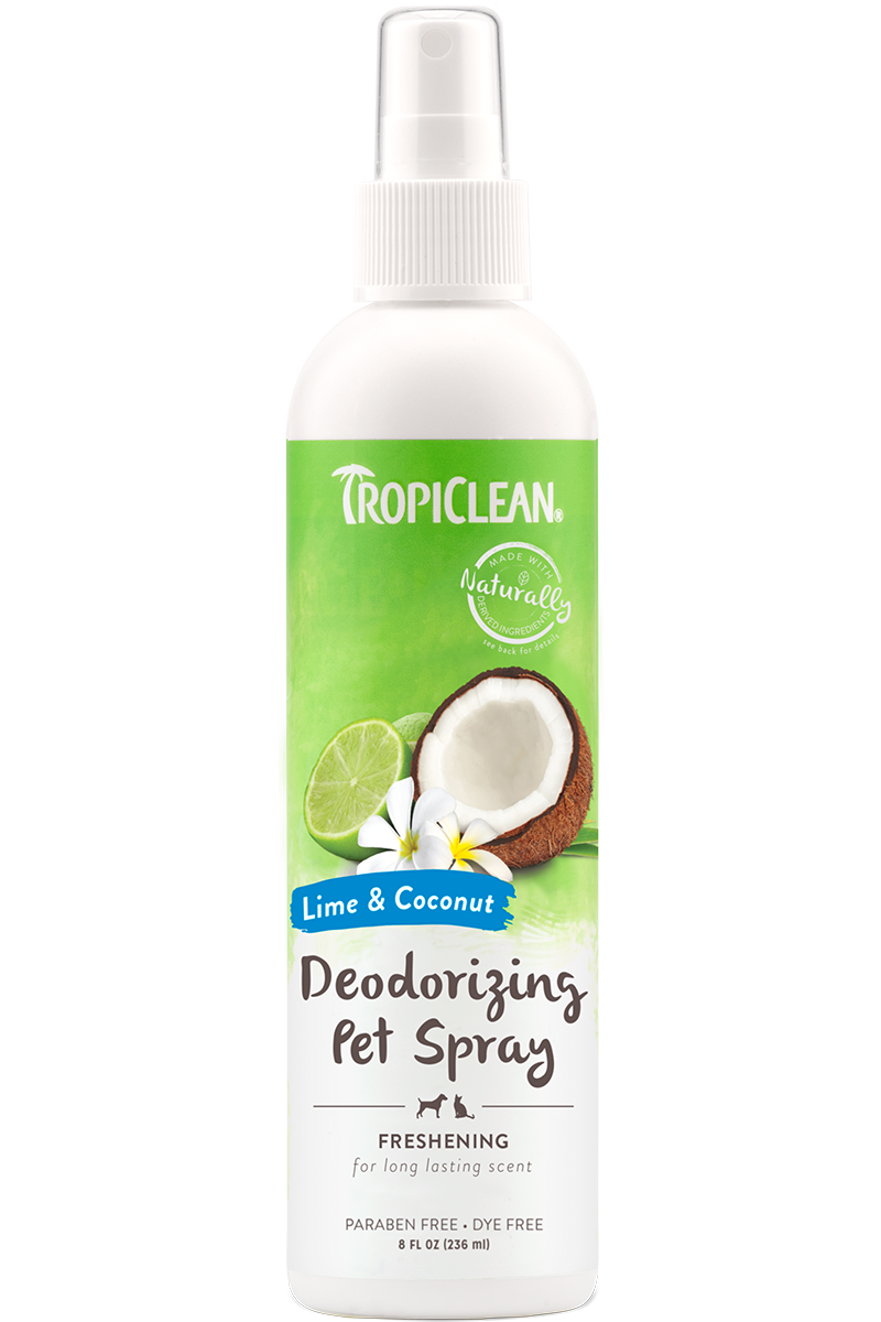 TropiClean - Lime & Coconut Deodorizing Spray for Pets
