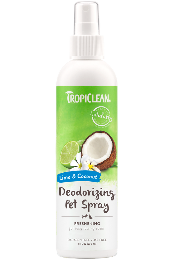 TropiClean - Lime & Coconut Deodorizing Spray for Pets