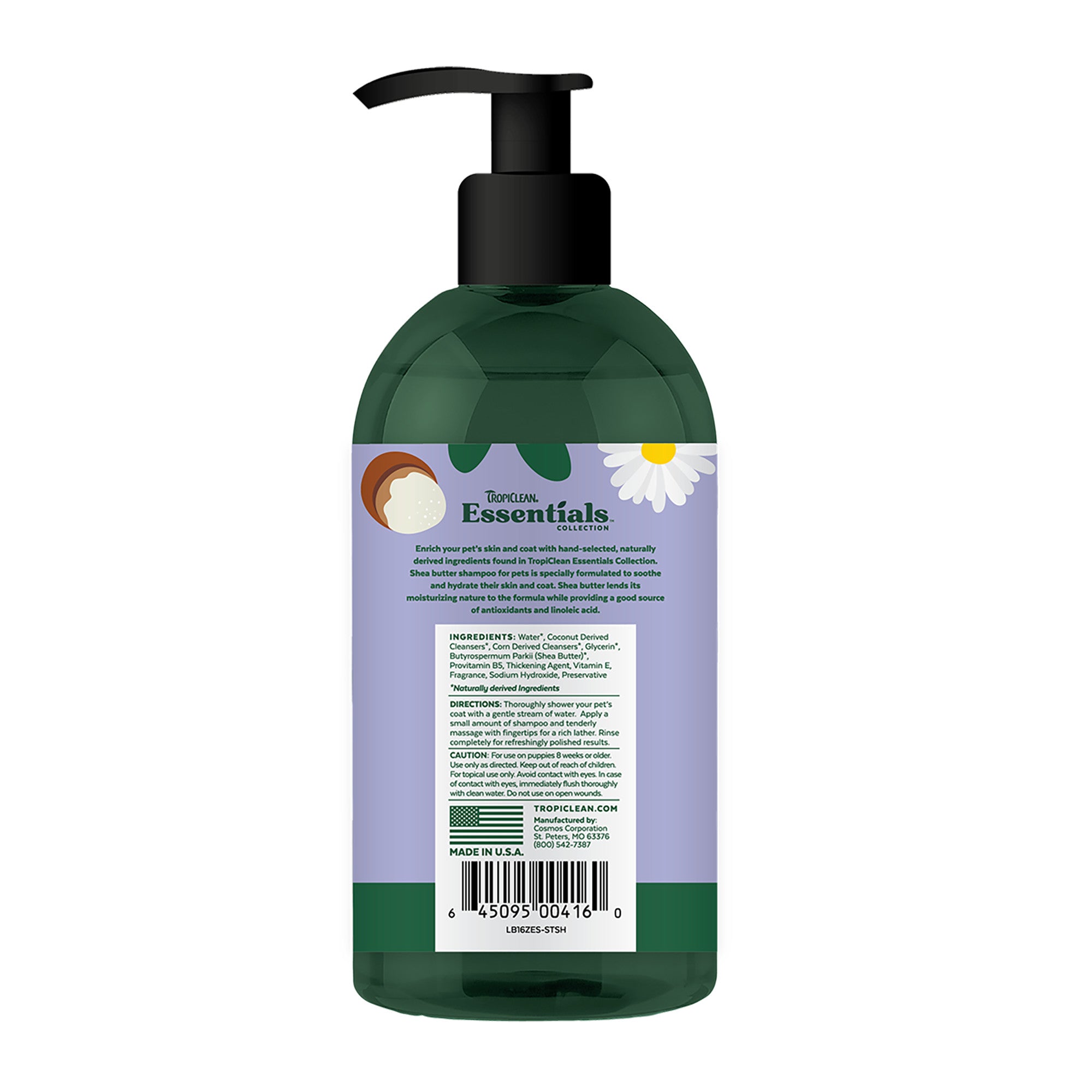 TropiClean Shea Butter Soothing Shampoo For Dogs Puppies Cats ARMOR THE POOCH