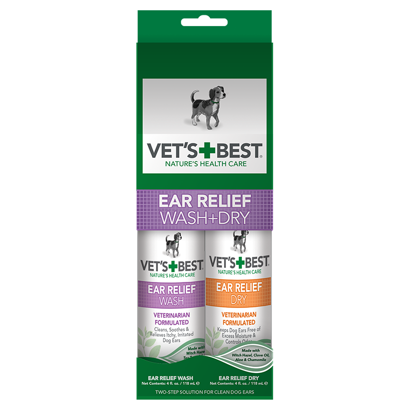 Vet's Best - Ear Relief Wash & Dry