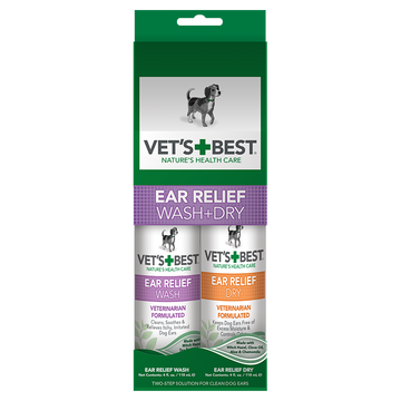 Vet's Best - Ear Relief Wash & Dry