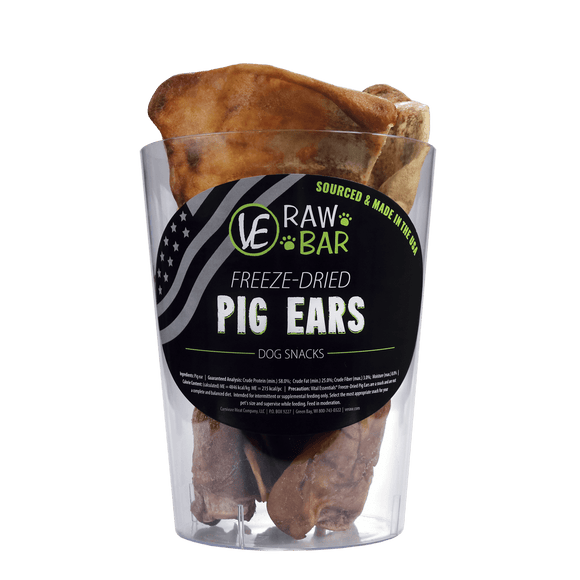 Vital Essentials (VE) - Raw Bar - Freeze-Dried Pig Ears (Treat For Dogs)