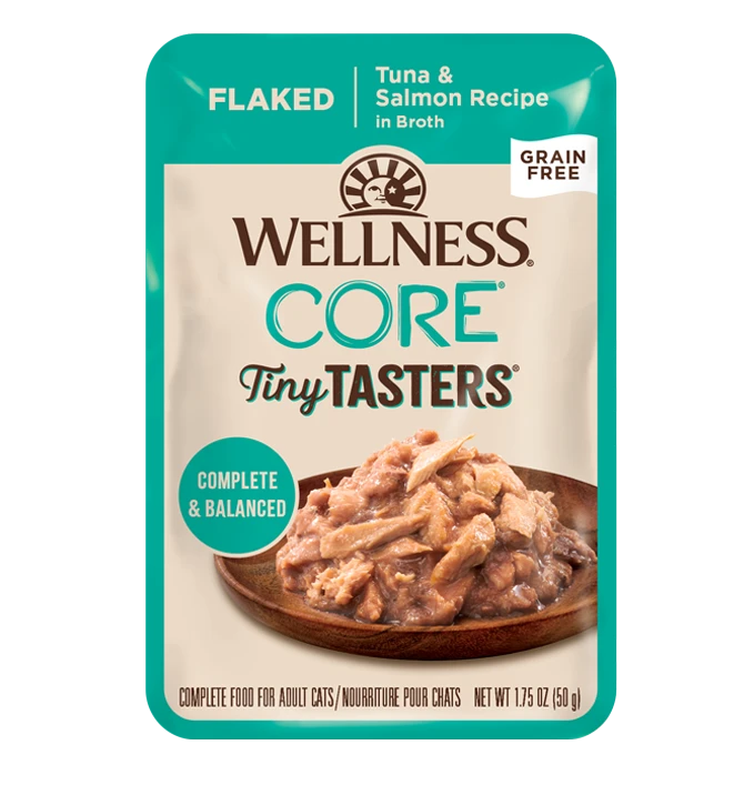 Wellness | Core Tiny Tasters | Flaked Tuna & Salmon | Wet Cat Food Near Me Toronto | ARMOR THE POOCH