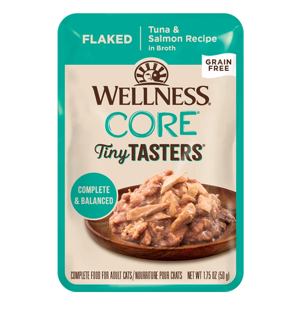 Wellness | Core Tiny Tasters | Flaked Tuna & Salmon | Wet Cat Food Near Me Toronto | ARMOR THE POOCH