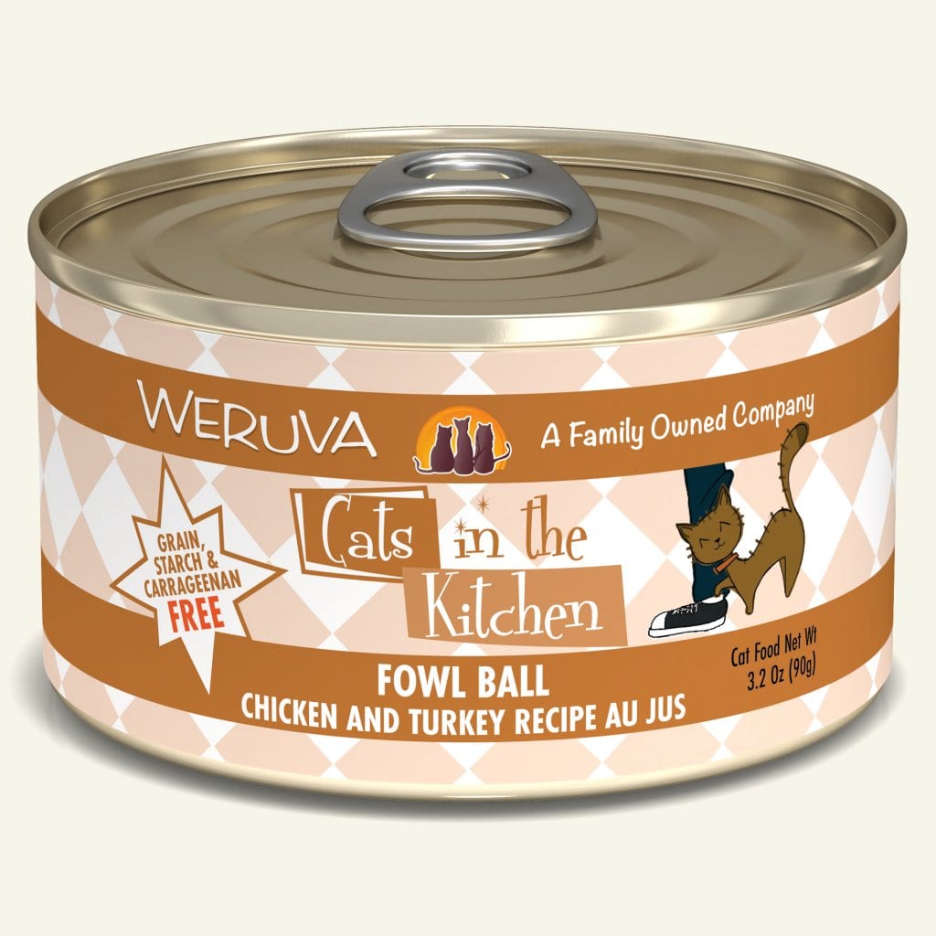 Weruva- Cats in the Kitchen - Fowl Ball Chicken & Turkey Recipe (Wet Cat Food)