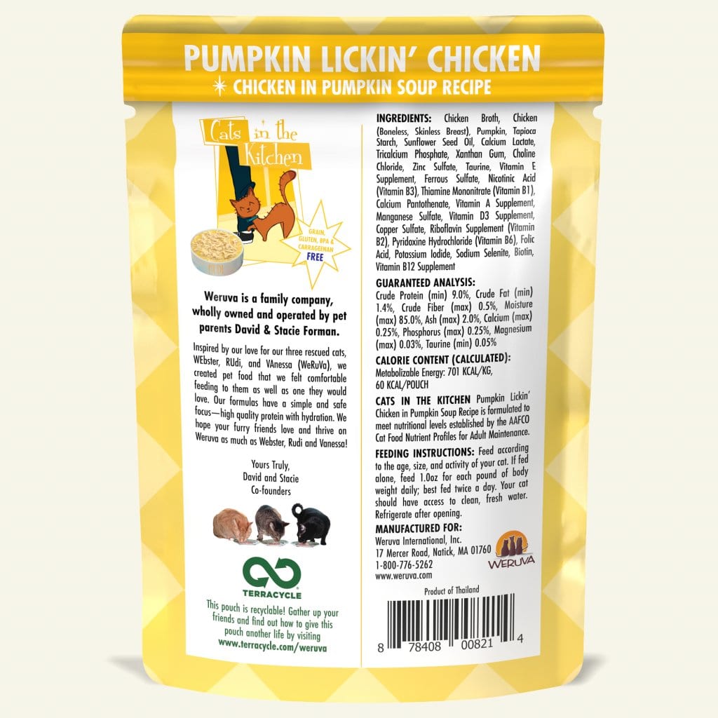 Weruva - Cats in the Kitchen - Pumpkin Lickin' Chicken (Wet Cat Food)
