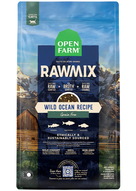 Open Farm | Wild Ocean Grain-Free RawMix for Cats | Dry Cat Food Near Me | ARMOR THE POOCH