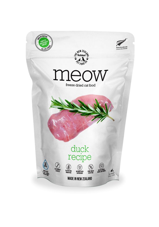 The NZ Natural Pet Food Co. - meow - Freeze Dried Duck Bites (For Cats)