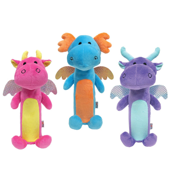 fouFIT | Dragon Plush Cruncher | Dog Toys