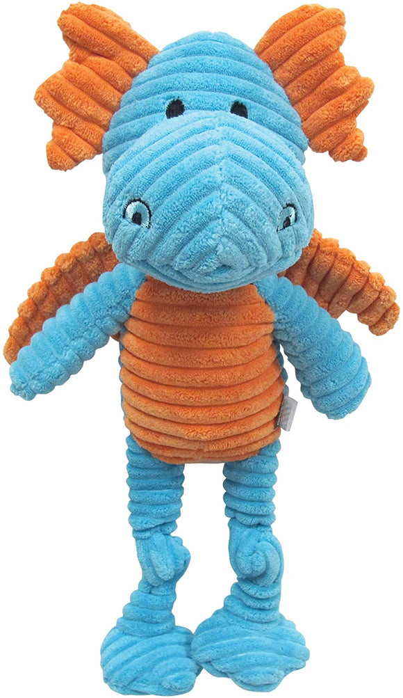 These plush Knotted Dragon Toys include multiple built-in hidden squakers Knotted limbs provide satisfying chewing experience Features FOUGUARD technology - Inner mesh lining for extra durabilityfouFIT - Dragon Knotted Toy (For Dogs)