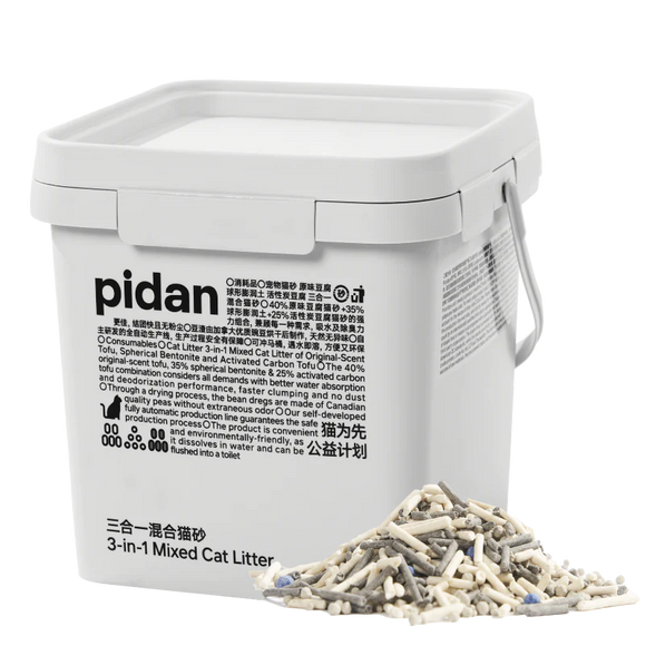 pidan - 3-in-1 Mixed Cat Litter | Tofu Cat Litter | ARMOR THE POOCH