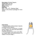 pidan | Nail Clipper for Cats (with lights) | Cat Grooming Supplies