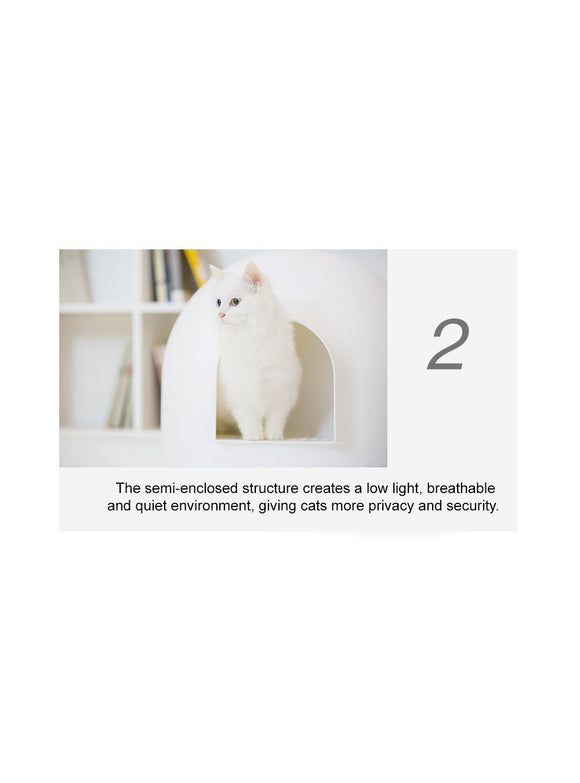 Pidan | "Igloo" Cat Litter Box | Include Litter Scoop | ARMOR THE POOCH