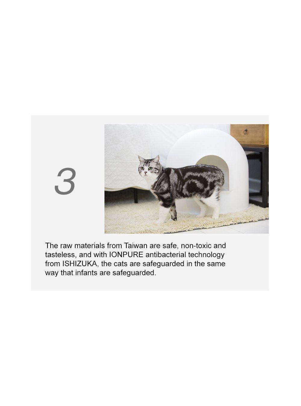 Pidan | "Igloo" Cat Litter Box | Include Litter Scoop | ARMOR THE POOCH